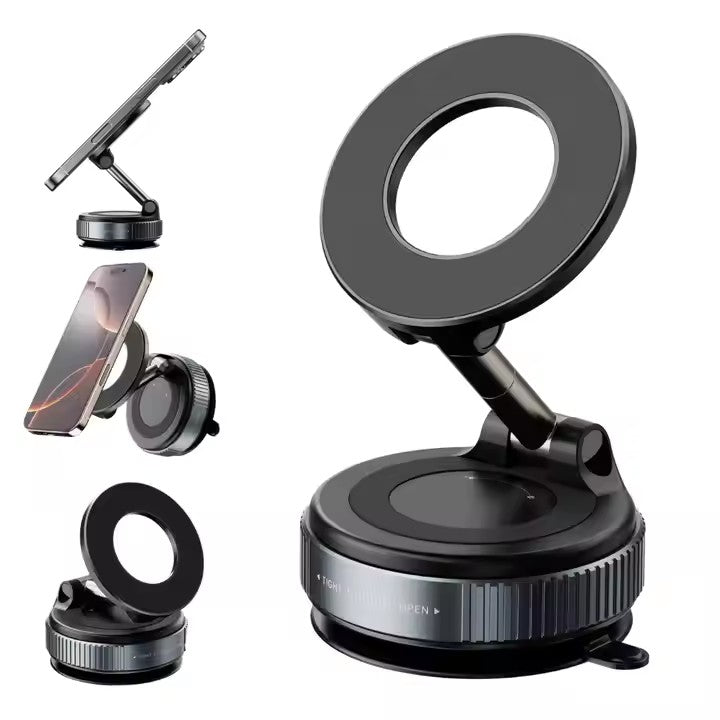Vacuum Suction Magnetic Phone Holder